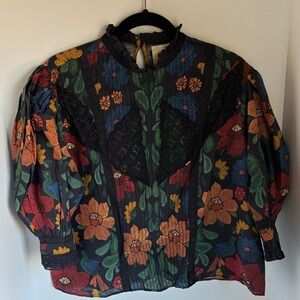 Farm Rio Floral Multicolor Women's Top